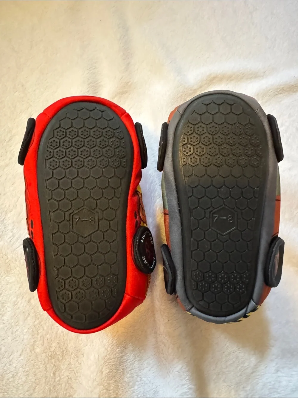 Lightning McQueen and Tow Mater Toddler Slippers - Size 7-8